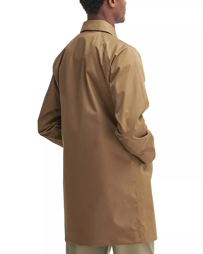 Barbour Mens Lorden Waterproof Overcoat Coat Small Brown