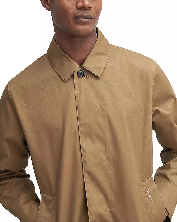 Barbour Mens Lorden Waterproof Overcoat Coat Small Brown