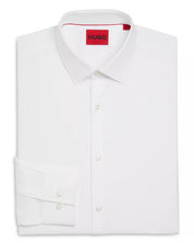HUGO BOSS Mens Kenno Cotton Slim Fit Dress Shirt Size 42 / 16.5 White