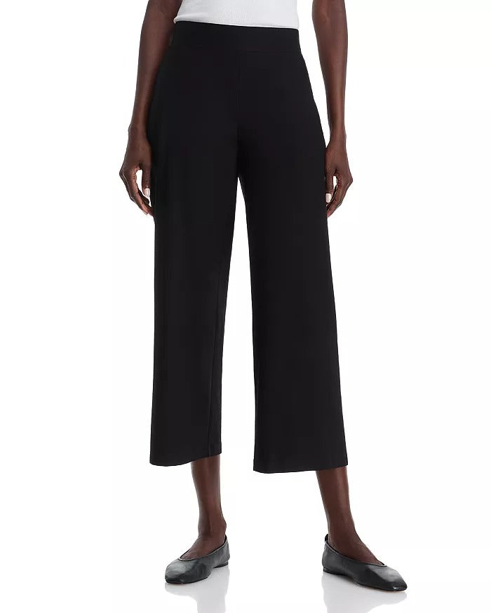 Eileen Fisher Womens Cropped Pants Size XL Black