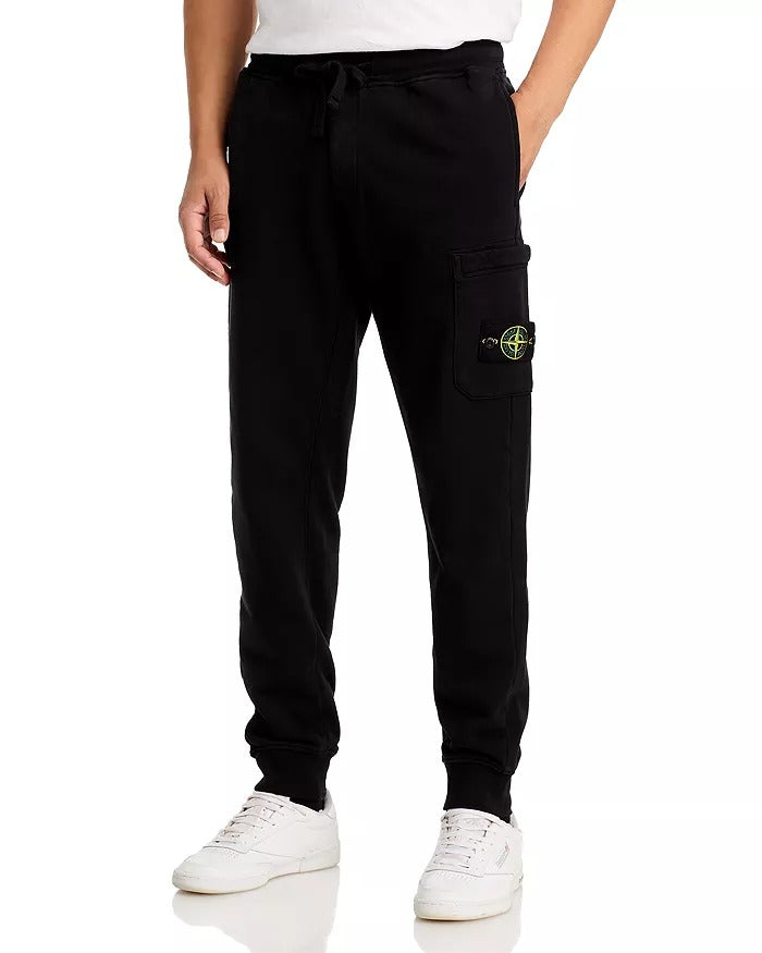 Stone Island Mens Regular fit Jogger Sweatpants Pants XXXL  Black Solid
