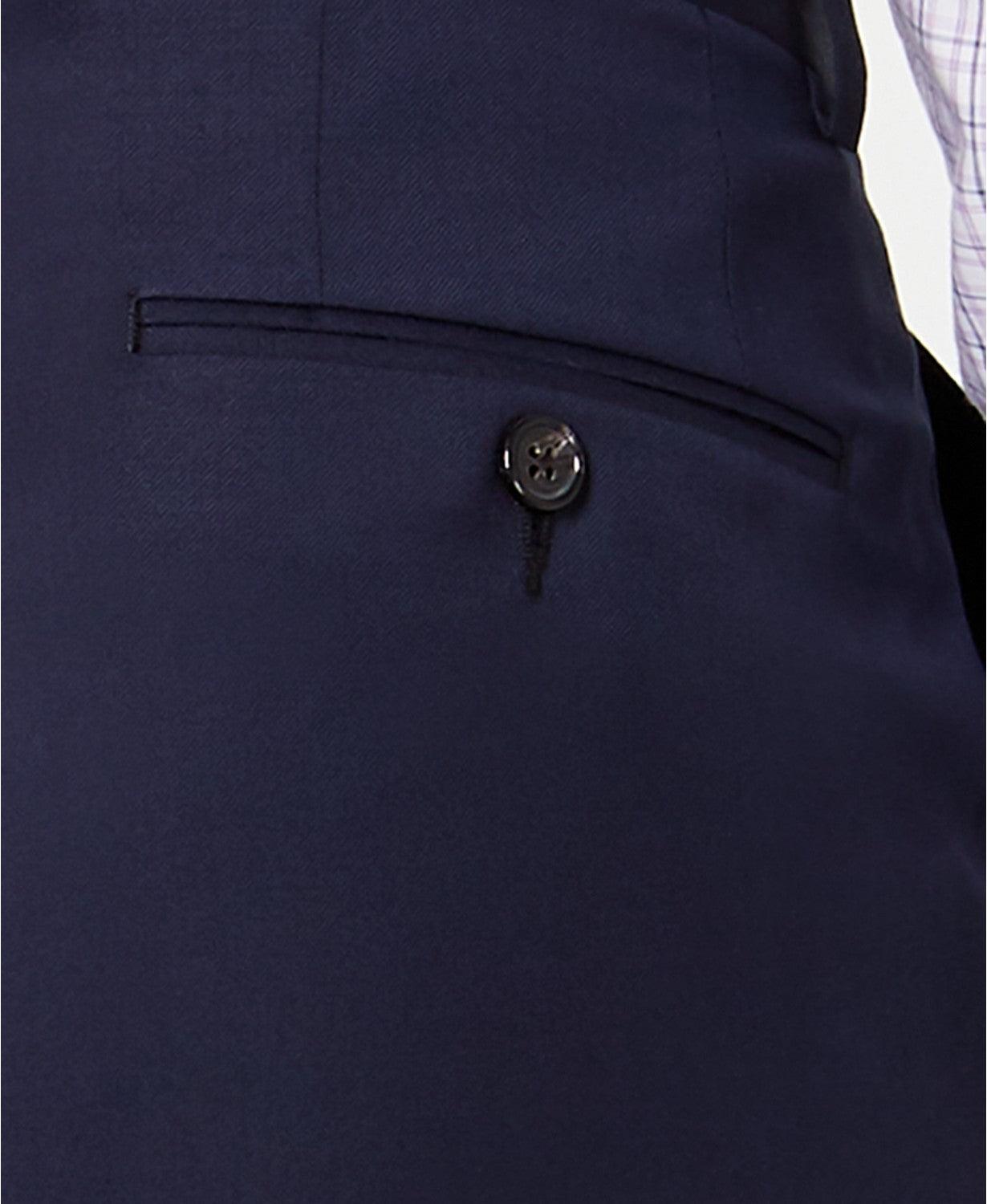 Lauren Ralph Lauren Mens Classic fit Dress Pants 38 / 32 Navy Blue Solid