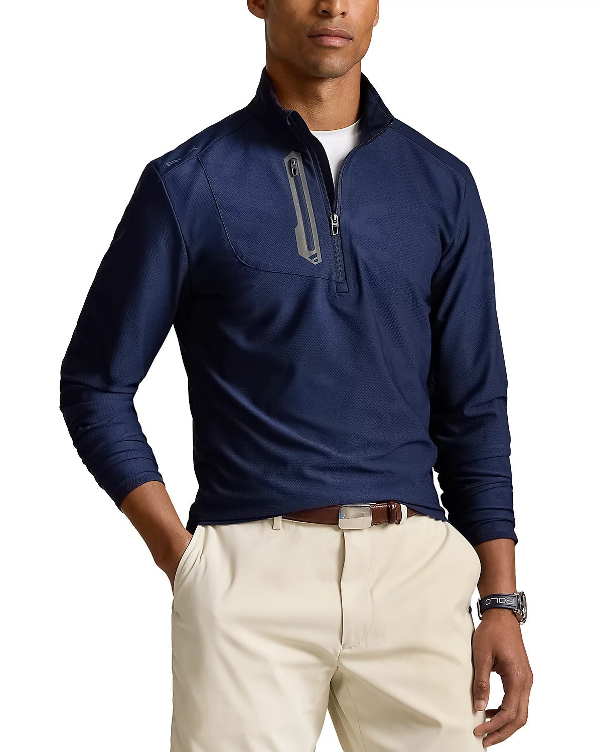 RLX Ralph Lauren Performance Golf 1/4 Zip Pullover Navy Blue Men’s Size XL