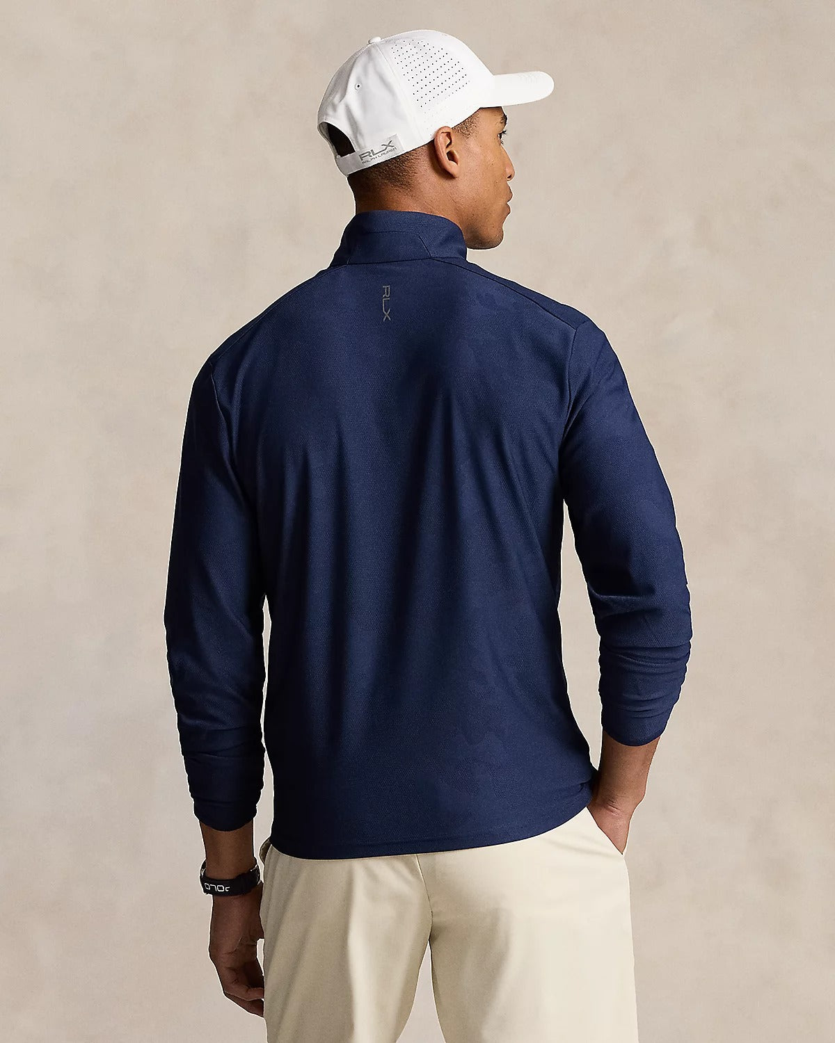 RLX Ralph Lauren Performance Golf 1/4 Zip Pullover Navy Blue Men’s Size XL