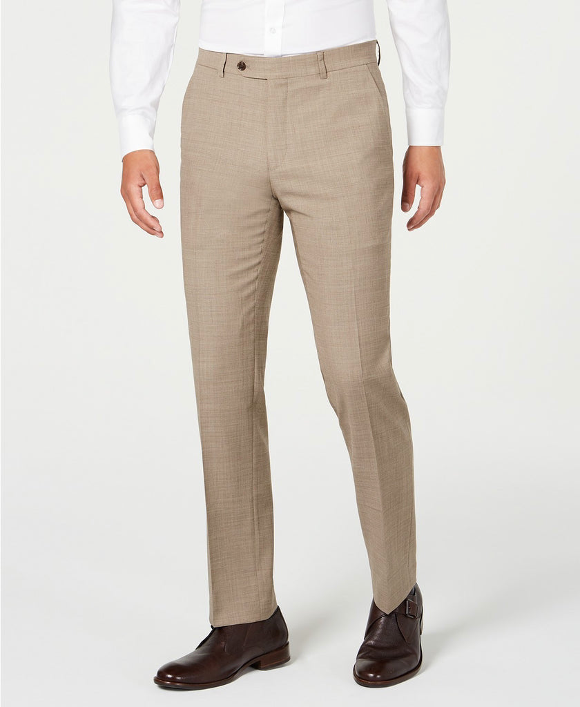 Tommy Hilfiger Mens Modern fit Suit Jacket Blazer 48 R Beige Solid Stretch