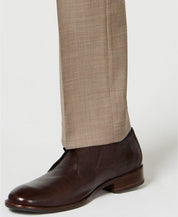 Tommy Hilfiger Mens Modern fit Wool Dress Pants 38 / 32 Tan Light Brown Solid