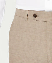 Tommy Hilfiger Mens Modern fit Wool Dress Pants 33 / 30 Tan Light Brown Solid