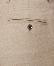 Tommy Hilfiger Mens Modern fit Wool Dress Pants 38 / 32 Tan Light Brown Solid