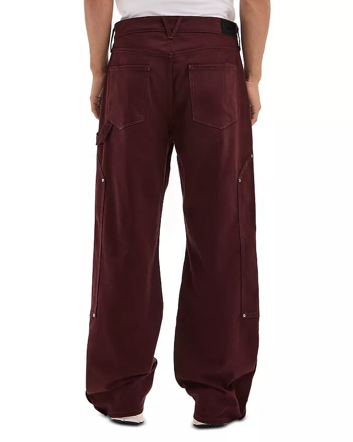 Vayder Mens Regular fit Utility Jacket Pants 33 / 32 Red Solid