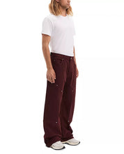 Vayder Mens Regular fit Utility Jacket Pants 33 / 32 Red Solid