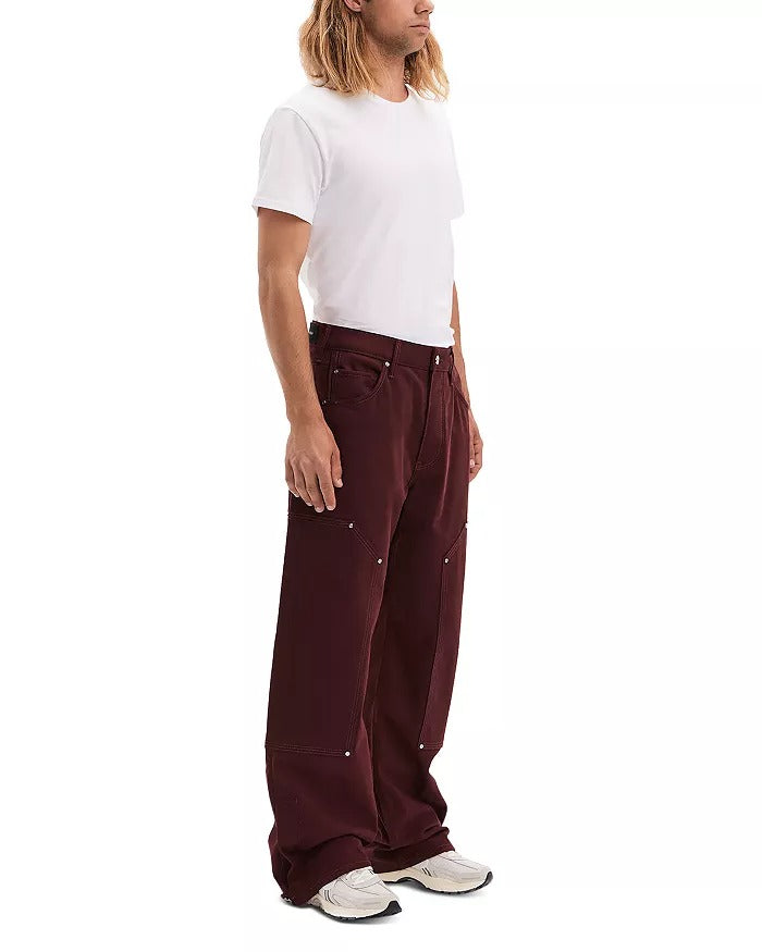 Vayder Mens Regular fit Utility Jacket Pants 33 / 32 Red Solid
