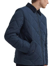 Barbour Mens City Chelsea Quilted Jacket Large Navy Blue