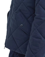 Barbour Mens City Chelsea Quilted Jacket Small Navy Blue