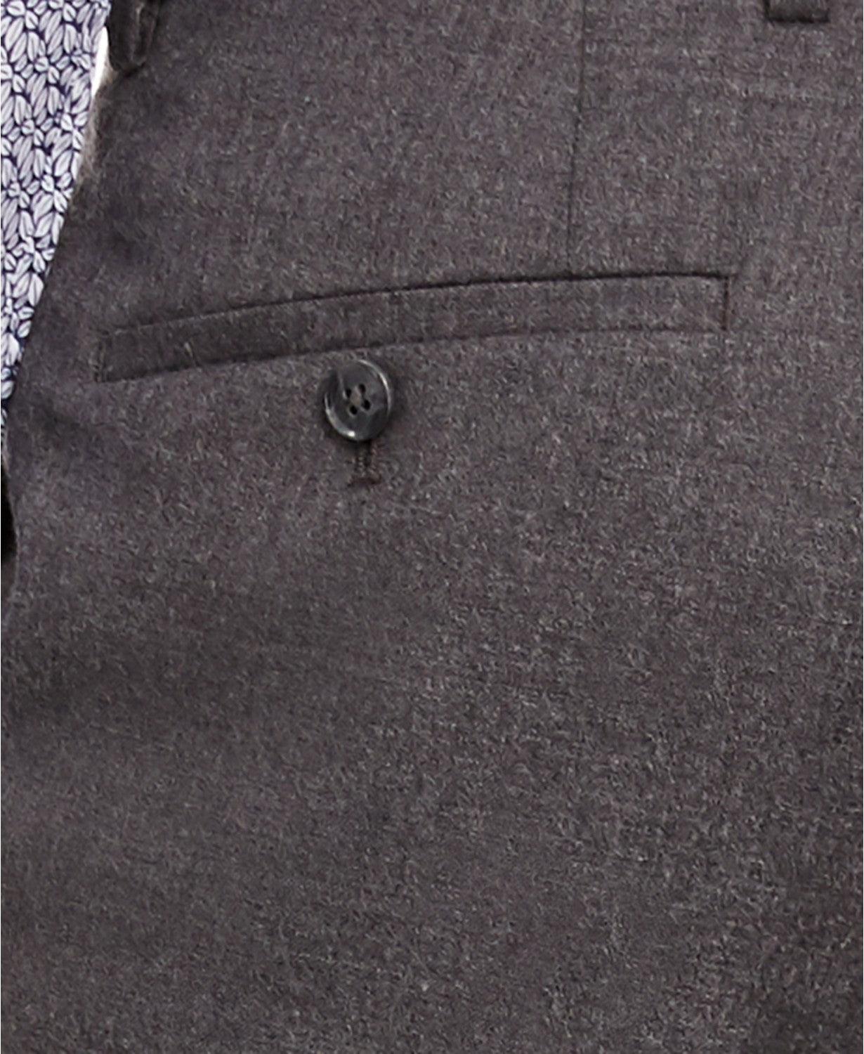 Bar Iii Mens Slim fit Wool Dress Pants 33 / 30 Charcoal Grey Solid