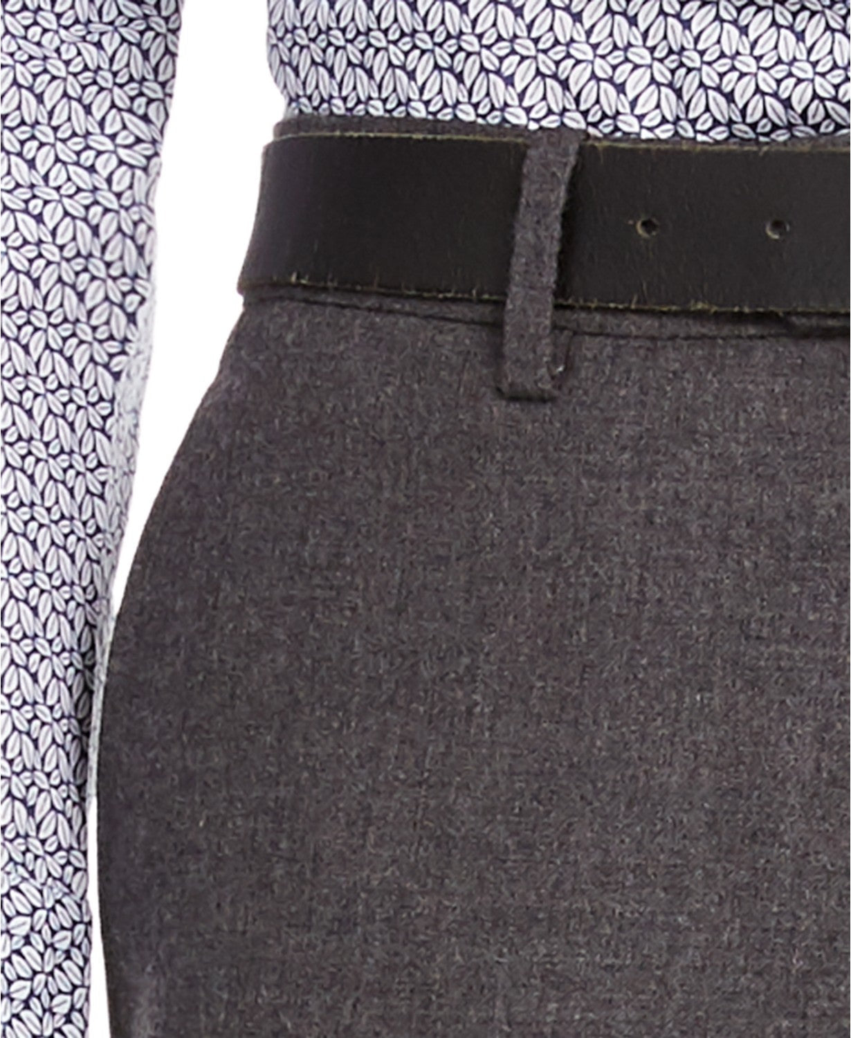 Bar Iii Mens Slim fit  Wool Dress Pants 30 / 32 Grey Solid