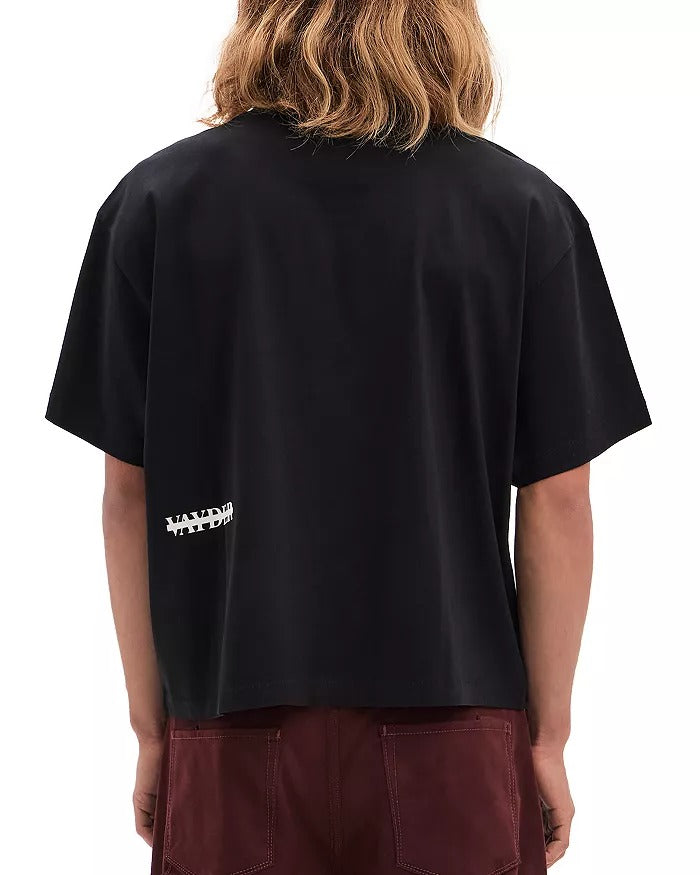 Vayder Mens Regular fit Allora Graphic T-Shirt Shirt XXL Black Solid