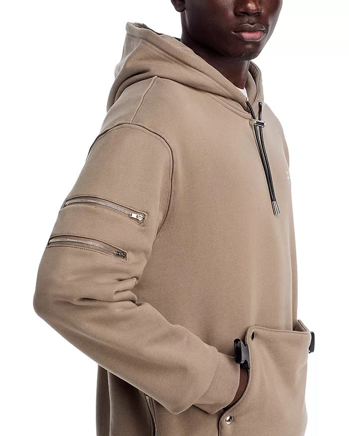 Rta Mens Regular fit Long Sleeve Hoodie Sweatshirt XXL Brown Solid
