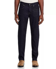 7 For All Mankind Performance Straight Fit Jeans Size 34 Los Angeles Dark Blue