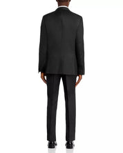 Hugo Boss Mens Huge/Genius Wool Twill Slim Fit Suit 38R / 32W Charcoal Grey