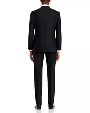 Hart Schaffner Marx Mens Regular fit 2 Piece Tuxedo Suit 44 L / 38 Waist Black