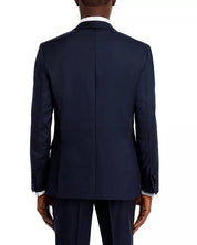 Hugo Boss Mens Slim fit Wool 2 Piece Tuxedo Suit 42 R Pants 36 Navy Blue