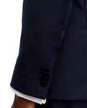 Hugo Boss Mens Slim fit Wool 2 Piece Tuxedo Suit 42 R Pants 36 Navy Blue