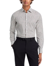 Paul Smith Mens Slim fit Dress Shirt 15 Long Sleeve White Floral