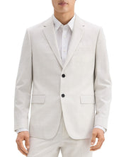 Theory Mens Slim fit Suit Jacket Blazer 42 R Light Grey Solid Stretch