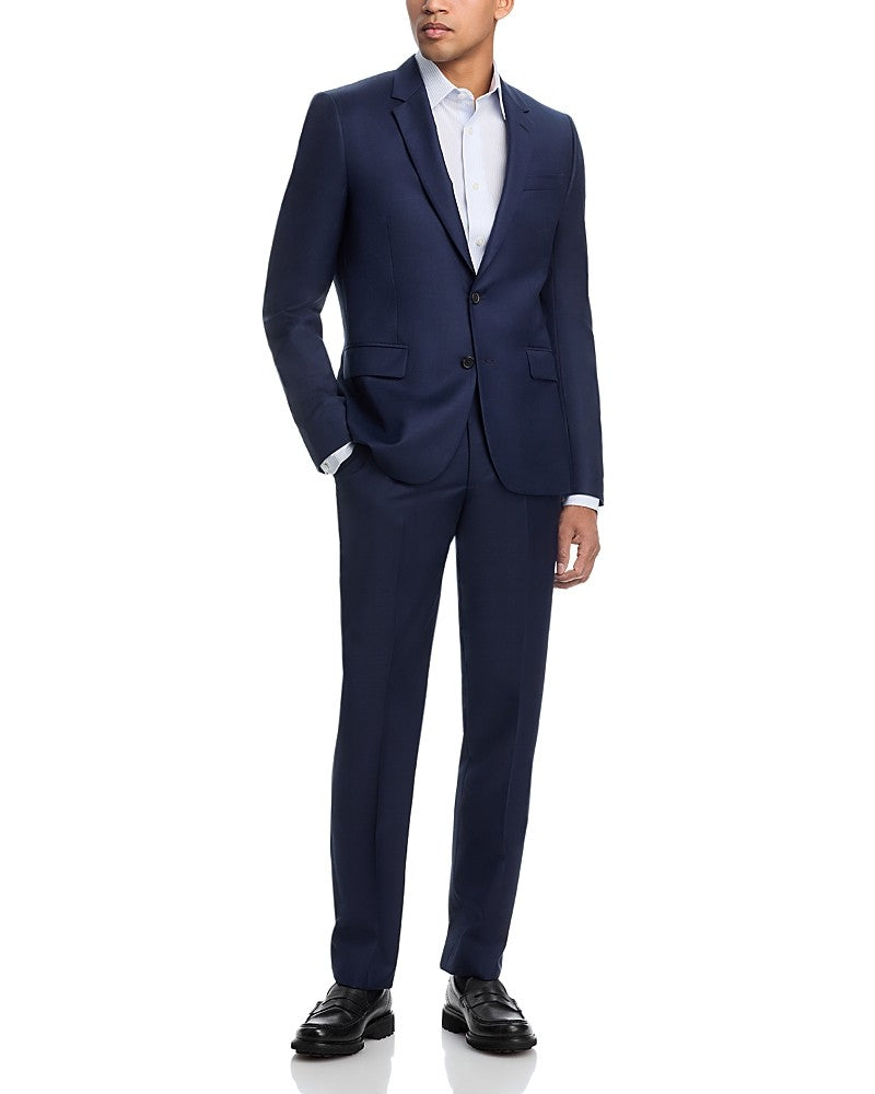 Paul Smith Mens Extra-Slim fit 2 Piece Suit 40 R / 34 Waist Navy Blue Soho