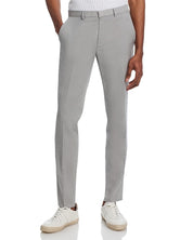 Hugo Boss Mens Extra-Slim fit Dress Pants 38 / 32 Light Grey Solid Stretch