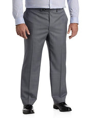 Michael Kors Mens Classic fit Dress Pants 42 / 29 Grey Solid Stretch