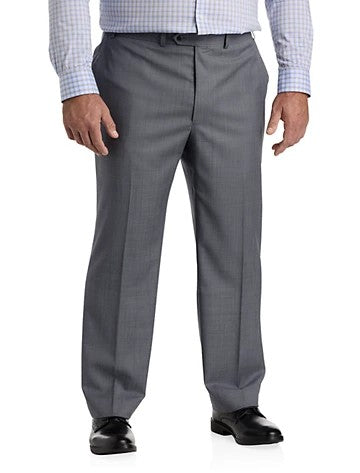 Michael Kors Mens Classic fit Dress Pants 42 / 29 Grey Solid Stretch