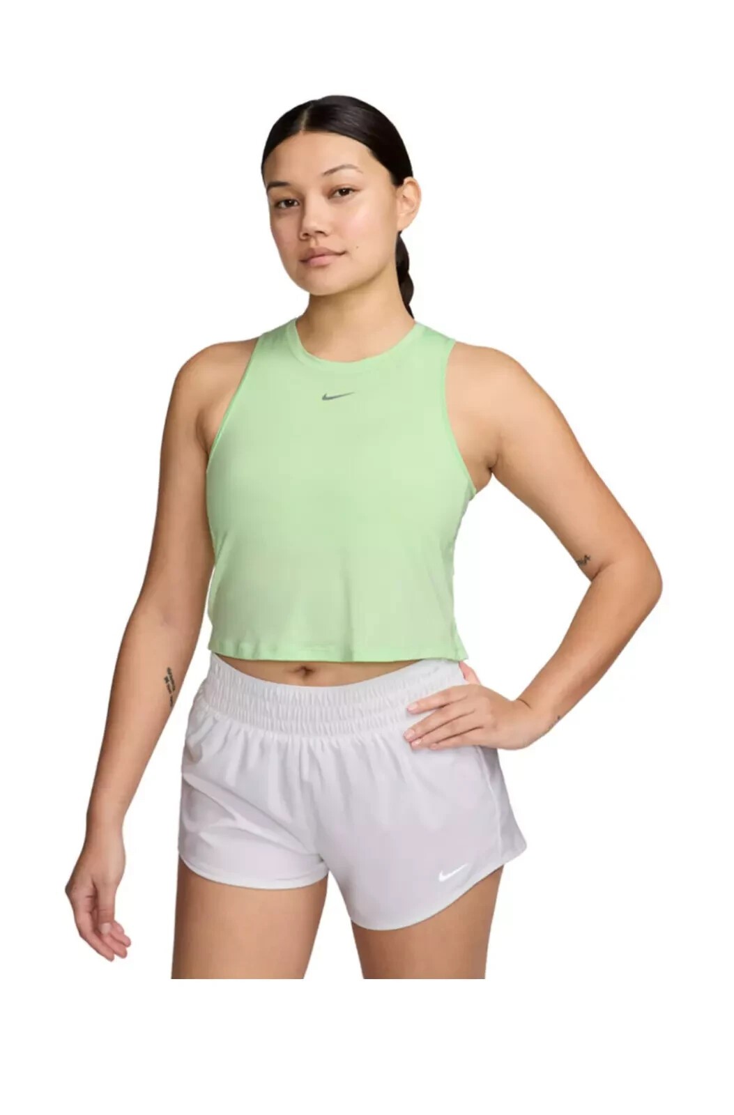 Nike Womens Regular fit Sleeveless Tank Top Shirt XL Green Solid