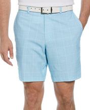 PGA TOUR Mens Regular fit Golf shorts 44 Blue Check
