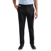 Haggar Mens Straight fit Dress Pants 36 / 29 Black Solid