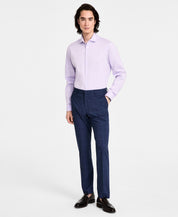 Tommy Hilfiger Mens Modern fit Dress Pants 36 / 34 Navy Blue Plaid Stretch