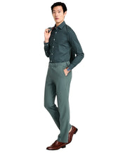 Hugo Boss Mens Modern fit  Wool Dress Pants 30 / 32 Green Solid