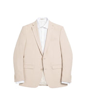 Bar III Mens Slim fit Linen Cotton Suit Jacket Blazer 44 L Tan Solid