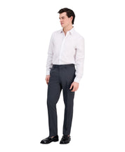 Dkny Mens Modern fit Dress Pants 32 / 32 Charcoal Gray Solid