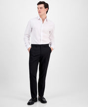 Dkny Mens Modern fit Dress Pants 32 / 30 Black Solid