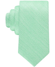 Tommy Hilfiger Mens Calexico Solid Textured Neck Tie Green