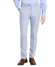 Calvin Klein Mens Slim fit Dress Pants 36 / 34 Light Blue Plaid