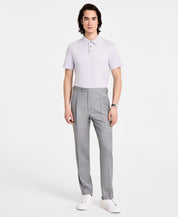 Calvin Klein Mens Slim fit Dress Pants 36 / 30 Light Grey Solid Wool