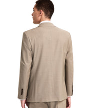 Brooks Brothers Mens Classic fit Suit Jacket Blazer 48 R Beige Solid Wool