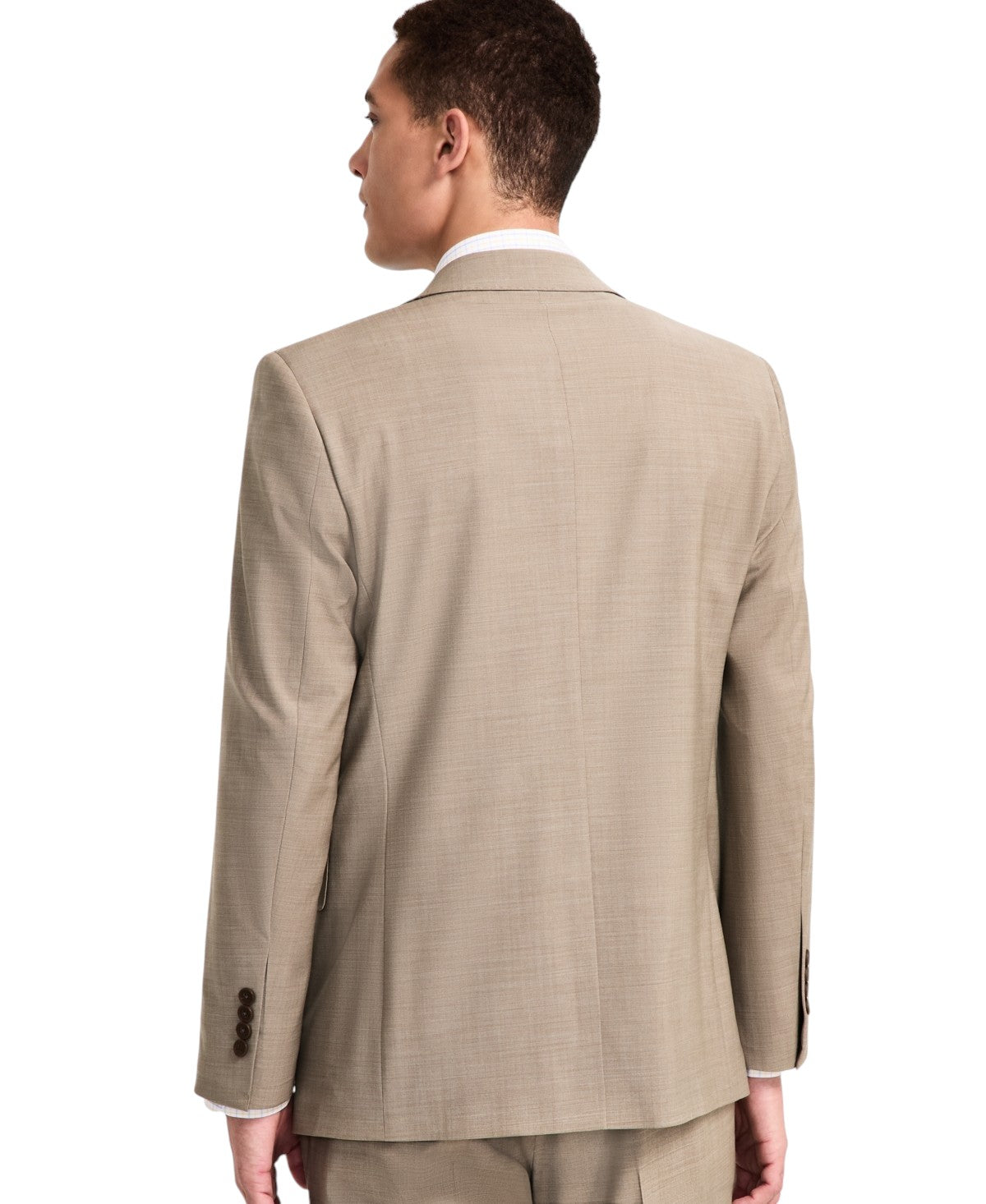 Brooks Brothers Mens Classic fit Suit Jacket Blazer 50 L Beige Solid