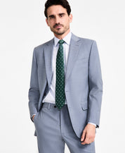 Brooks Brothers Mens Wool-Blend Stretch Class Light Blue 38R