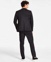 Hugo Boss Men Modern fit 2 Piece Suit 36 S Pants 30 / 32 Black Metalic Striped