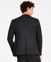 Hugo Boss Men Modern fit 2 Piece Suit 36 S Pants 30 / 32 Black Metalic Striped