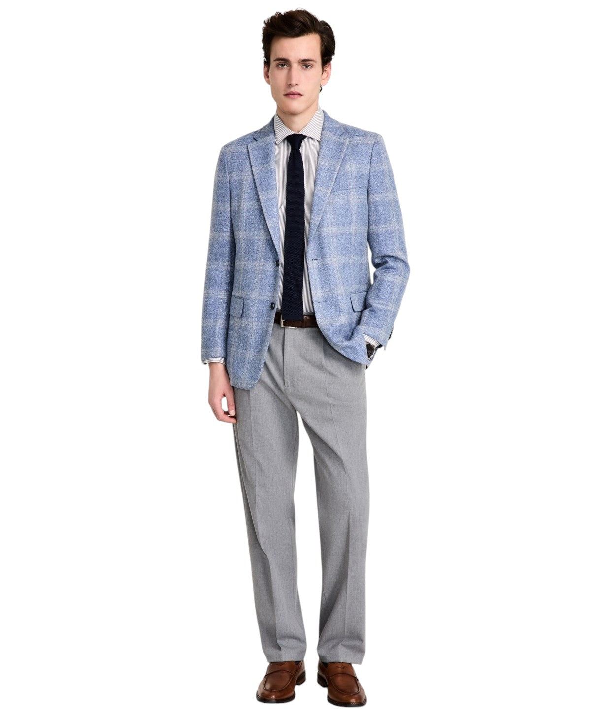 Tommy Hilfiger Mens Modern fit Sport Coat Blazer 46 R Light Blue