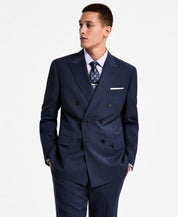 Brooks Brothers Mens Classic fit Wool Suit Jacket Blazer 40 R Blue Pinstripe